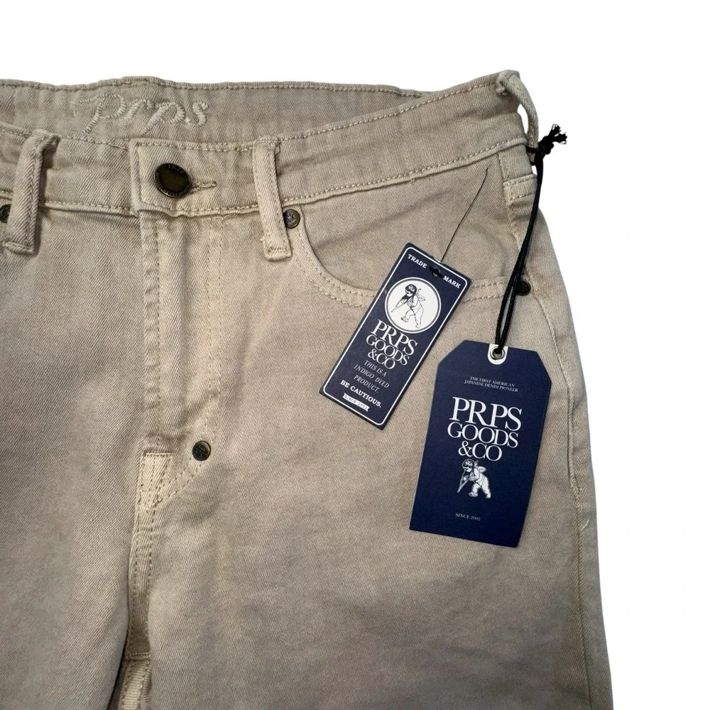 PRPS Goods & Co Le Sabre Slim Straight Fit Jeans Mens 30x33 Japanese Denim NWT - Picture 5 of 13
